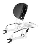 Este soporte para portaequipajes está hecho de material de aleación de acero de alta calidad, alta resistencia, a prueba de óxido y duradero. Superficie cromada, con súper dureza y brillo, hermosa y fácil de limpiar.