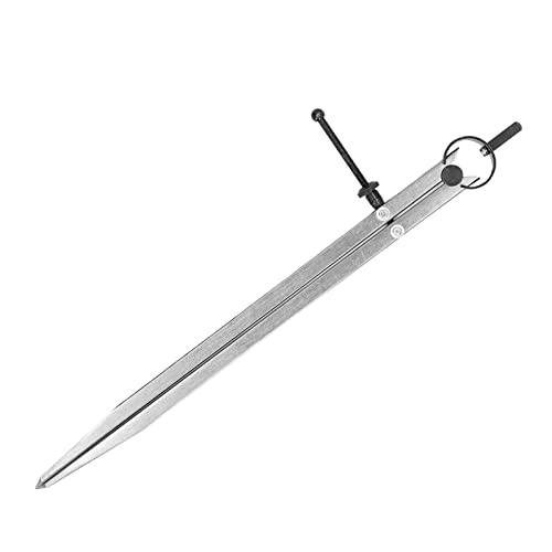 Wing Divider Leather Compass for Leather Scribing and Marking Adjustable Divider Calipers with Spring Nut (300mm) - Image 3