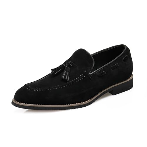 Men's Classic Tassel Loafers Moccasins Slip-ons Wedding Prom Formal Dress Casual Shoes for Men