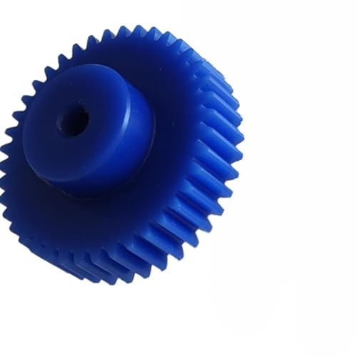 Cylindrical Drive 1pcs Nylon Cylindrical Gear 10mm Bore 2 Module Straight Teeth Spur Gear with Step 2M 12T to 24T Transmission Pinion Rack Machinery(17 Teeth)