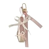X-Institute Accesorio De Llavero De Zapato De Ballet Artístico Tela Resistente Hecha a Mano Para Regalos Individuales Amantes De La Danza Instructores Regalo Para Amantes De La Danza