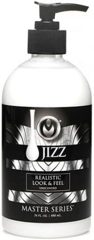 Master Series Unscented Jizz Water Based Body Glide - 16oz