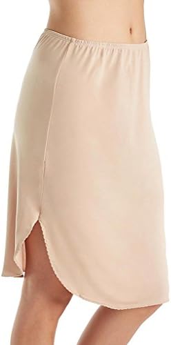 Jones NY Women's Silky Touch 23 Anti-Cling Knee Length Half Slip, Nude, L