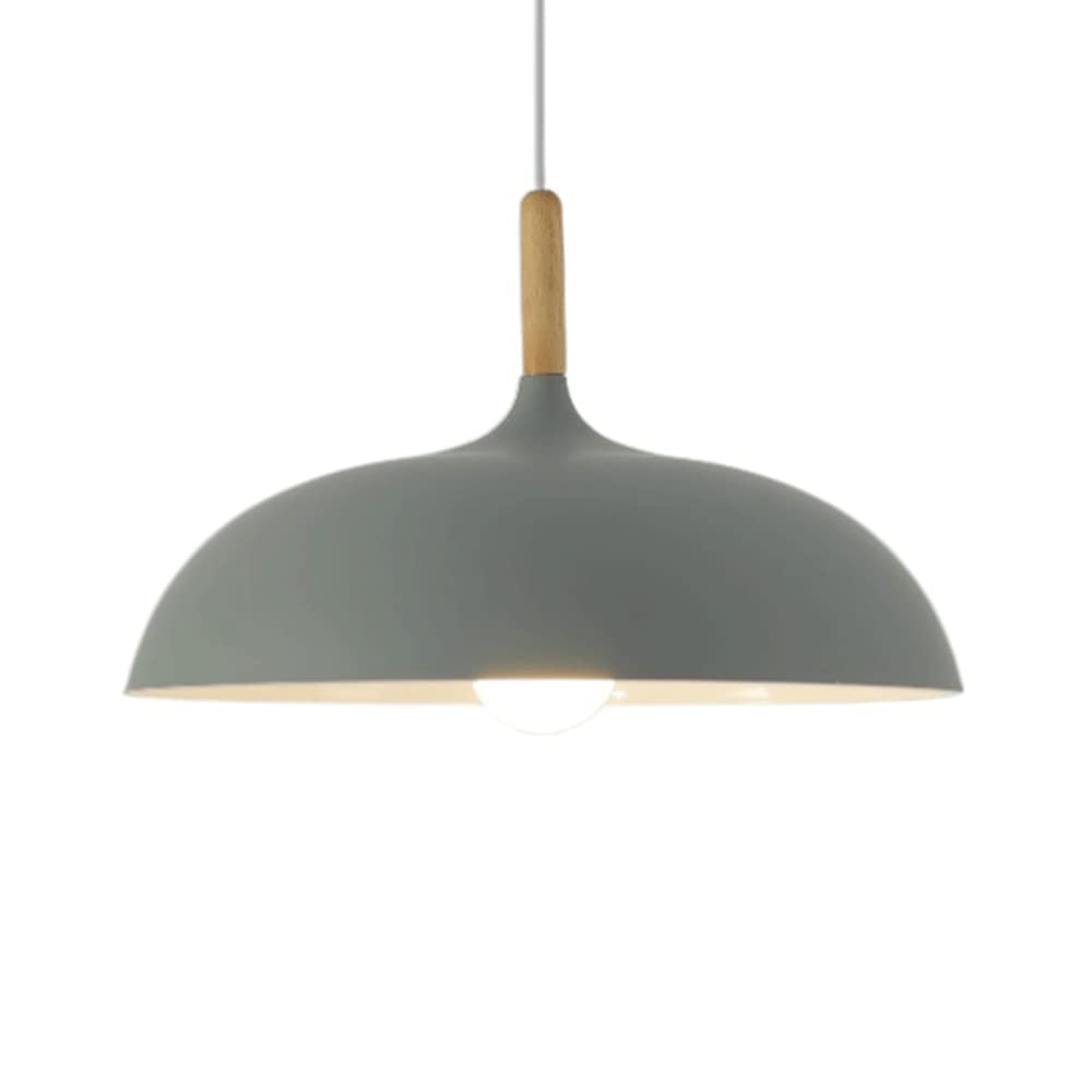 HAIIQU Industrial Dome Pendant Light Creative Macaron Color Hanging Ceiling Lighting 60cm Large Light Shade For Home E27 Base Personality Chandeliers For Foyer Dining Living Room Kitchen