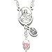 Handmade St. Agatha Catholic Rosary with Pink Beads and Optional Charm, Patron Saint of Breast Cancer Patients