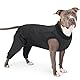 PUMYPOREITY Wundschutzanzüge für Hunde, Op Body Hund Kastration Rüde Hunde Body Operation Hündin Ellenbogenschützer Hund Recovery Sleeve Hund Ellenbogenbandage Ärmel für Hunde(Grau, XL)
