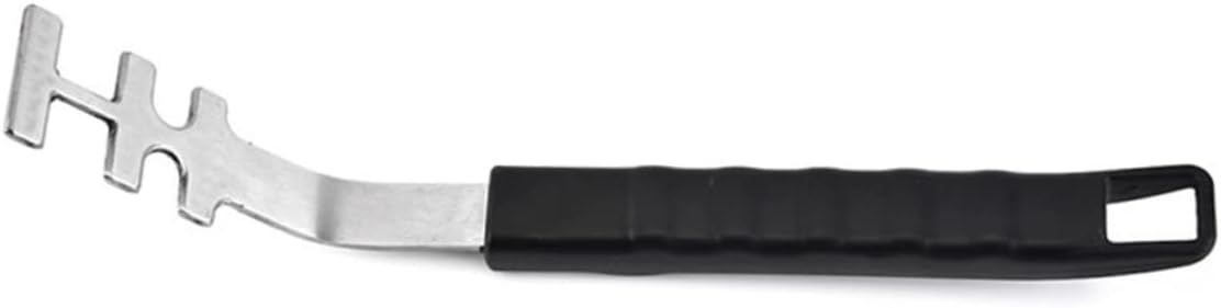2 Pack Stainless Steel Grill Grate Lifter with Plastic Handle