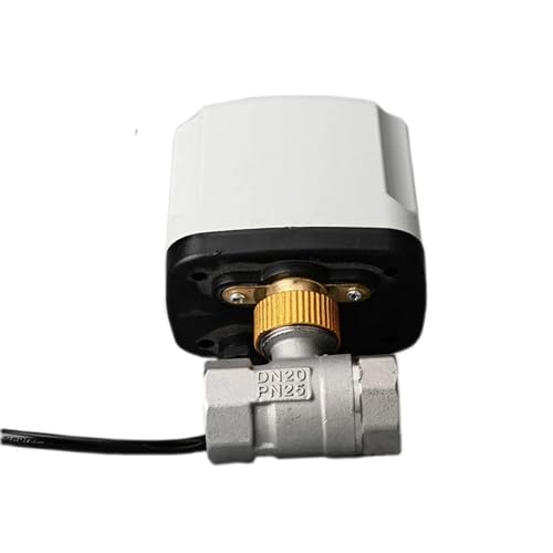 Válvula de bola motorizada de acero inoxidable 3/4 de pulgada 24V para tuberías de agua IP65 2
