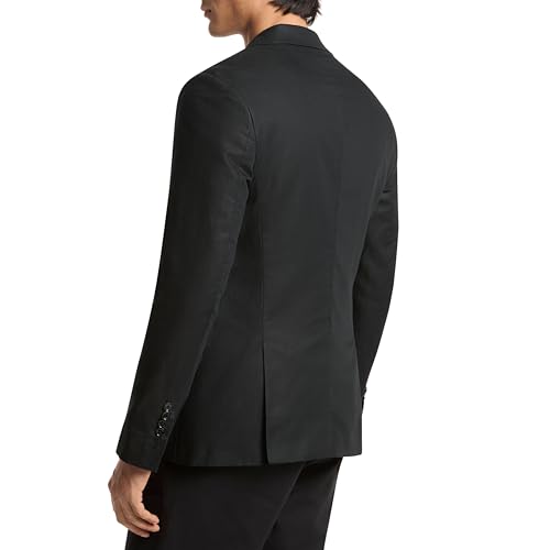 Michael Kors Men's Linen Blazer, Black, 44R by Michael Kors - Used condition - Image 2