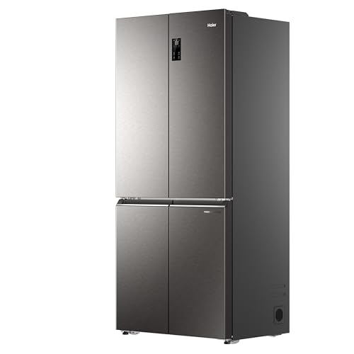 Image of Haier 520 L, 4-Door Side by Side Refrigerator with Convertible Fridge Space & Inverter Technology (HRB-600IS-1, Steel Inox)