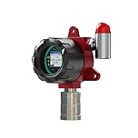 Gas Detector, Fixed Refrigerant Gas Leak Detector Freon Alarm R134A R22 R410A R290 Halogen Detection System HVAC Project for Work, Home(Refrigerant R404A)