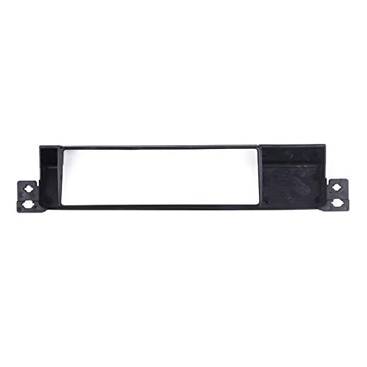 Interiörbiltillbehör Plastradio adapterpanel Enstaka din bil Dashboard Fit för BMW E46 1999-2006 Inre stereo