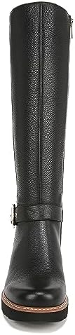 Naturalizer Womens Darry Tall Water Repellent Knee High Boot Black Leather Wide Calf 9.5 M | Image 5