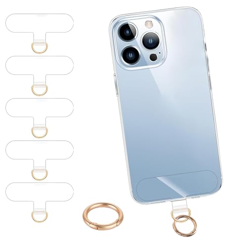 Phone Tether Tab 5 Pcs Universal Phone Lanyard Case Patch Transparent Clear - 第 13/25 張圖片