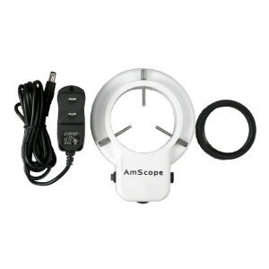 AmScope LED56 56 LED Microscopio Anillo luz y Adaptador