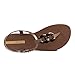 Ipanema Women's Class Connect Sandals - Comfortable and Trendy Open Toe T-Strap Sandals with Adjustable Back Strap Closure, Brown/Brown, 6