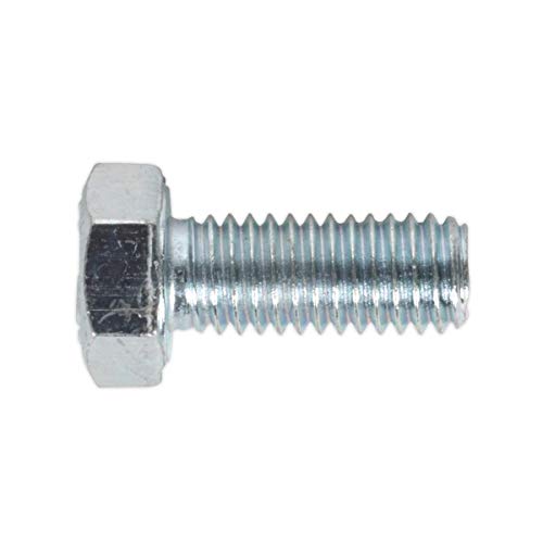 Sealey SS512 HT Setscrew M5 x 12mm 8.8 Zinc DIN 933 Pack of 50