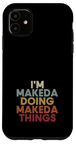 Makeda Name Makeda Personalized Name First Given �X�}�z�P�[�X iPhone 11 �p