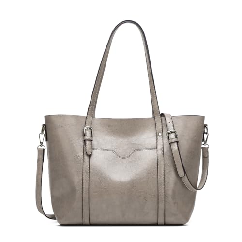 Leather Tote Handbag for Women, Stylish and Spacious, Large Capacity Messenger Bag with Shoulder Strap