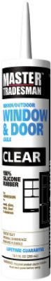 Silicona para ventanas y puertas, transparente 9.8 oz miniatura 2