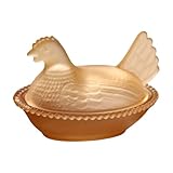 Décor vintage: Avec son glaçure antique et son charme courbe, ce bol rétro pour bonbons enrichit votre décoration nostalgique en s'accordant facilement avec les styles campagne ou vintage. fonctionnalité et valeur esthétique, il est parfait pour servir délicieusement vos friandises lors de fêtes.