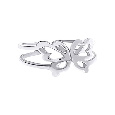 Inspired Jewelry Sterling Silver Butterfly Toe Ring Cover