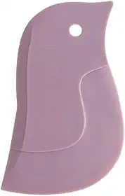 1 raspador macio em forma de pinguim rosa – ferramenta de limpeza de cozinha multifuncional para limpar gordura e assar, adequada para remover pia, resíduos de bancada, frigideiras e tigelas