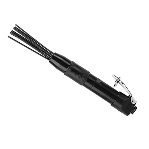 1/4" Air Pneumatic Needle Slag Cleaner Deburring Tool Removing Tool Rust Corrosion Slag Remove Cleaning Tool, 4400 rpm