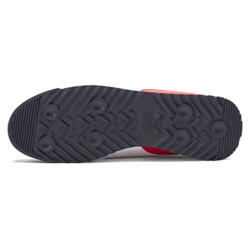 Puma Men's Roma Basic Sneaker, High Risk Red White-Peacoat, 13