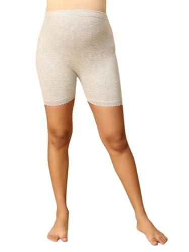Image of The Mom Store Maternity Panties, Boyshorts Panties for Women - High Rise Maternity Wear, Full Rear Coverage Cotton Maternity Panty - Ideal for Pregnancy