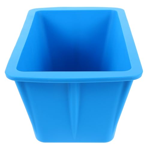 Molde grande para cubitos de hielo de silicona Healifty 3L azul