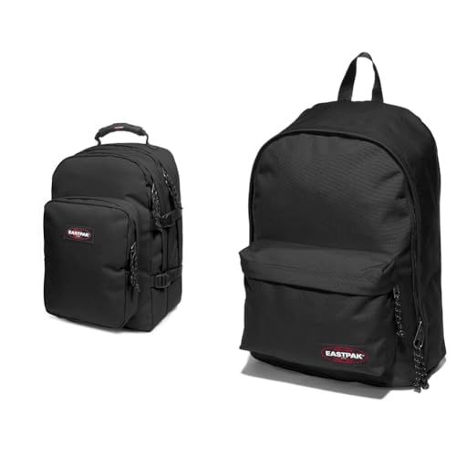 EASTPAK PROVIDER Rucksack, 111 cm, 107 L, Black (Schwarz) & OUT OF OFFICE Rucksack, 76 cm, 72 L, Black (Schwarz)