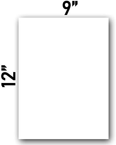 NARA Alcohol Ink Paper | White | 12 inches x 9 inches (12”x9”) | 150 microns/110 GSM | 10 Sheets | Medium Paper | Paper for Alcohol Ink Art Painting | 100% Stain-Free — view 2