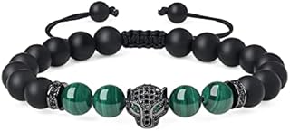COAI Leopard Matte Onyx Stone Bracelet