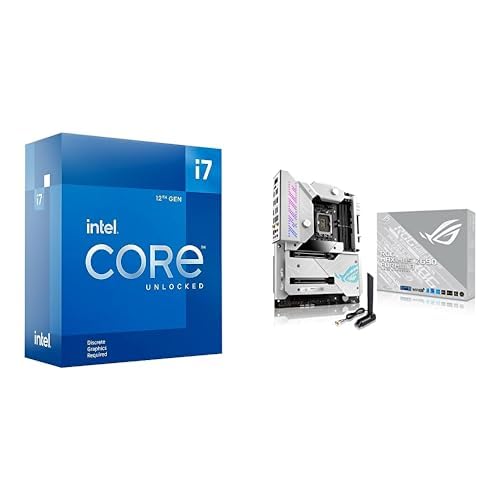 Image of Intel Core i7-12700KF Gaming Desktop Processor + ASUS ROG Maximus Z690 Motherboard