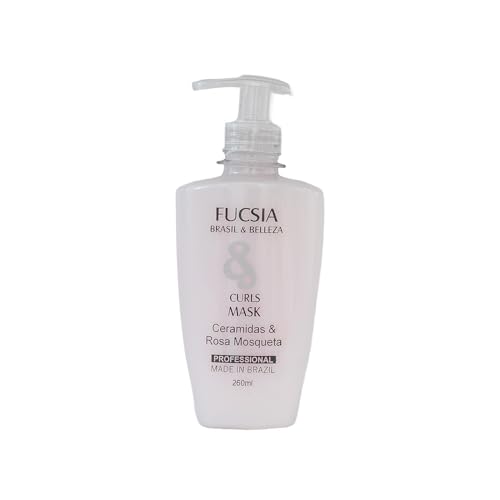 Mascarilla B&B Fucsia Rizos Ceramidas y Mosqueta Low Poo 260ml