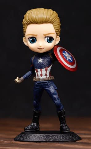 Linnet PVC Action Figure Captain America 02 (6 INCHES) Size