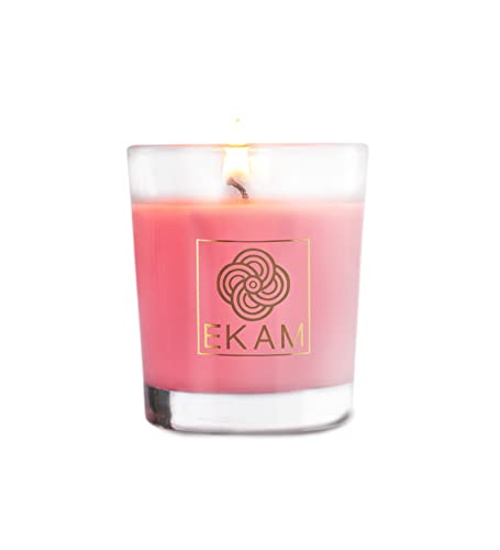 Image of EKAM Strawberry Scented Votive Candle - 40 Grams Each - 10 Hours Burn Time - Ideal for Diwali, Home Decor & Gifting