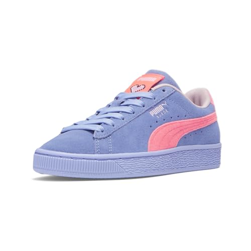 PUMA Kids Girls Suede Valentines Lace Up Sneakers Shoes Casual - Purple2