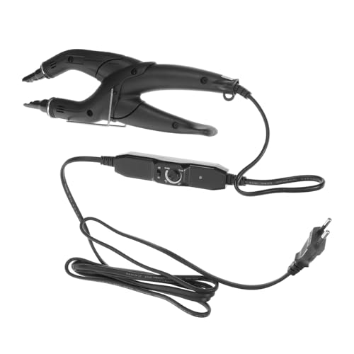 Connecteur d'extensions de cheveux réglable AC220-240V Homoyoyo noir