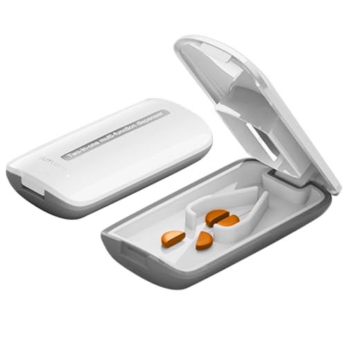 VIVIDRISE Coupe-Comprimé, Coupe Cachet pour Pilules Multiples, Séparateur De Pilules Portable pour Fendre vos Pilules et Transporter vos Médicaments pour Convient aux Voyages