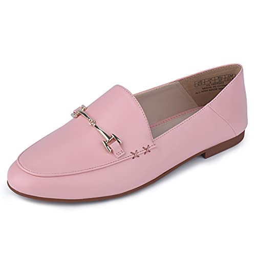 Image of JENN ARDOR Loafers for Women Flats Shoes Womens Penny Loafers Slip On Pointed Toe Comfortable Office Work Driving Flats Fashion Dress Shoes for Women