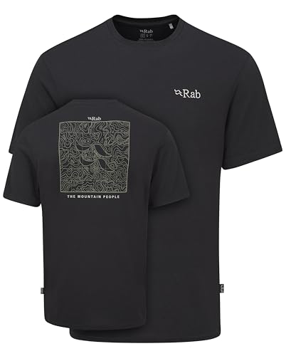 Rab Crimp Elevation Tee - Quick-Drying Comfortable Graphic T-Shirt for Hiking, Climbing, & Casual Use
