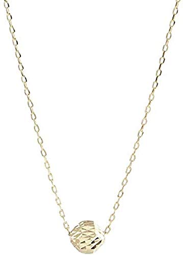 Preisvergleich Produktbild FACAIBA Halskette Einfache weibliche Schlüsselbeinkette Halskette Kleine goldene Bohnenkette