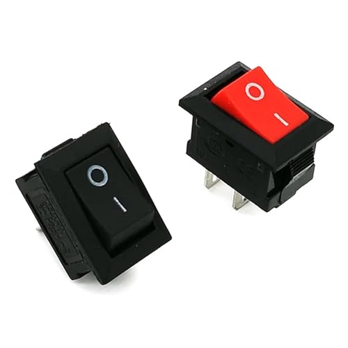 Interrupteur à encliqueter KCD11 bouton bascule miniature 3A 250V commutateur 3 positions encastrable