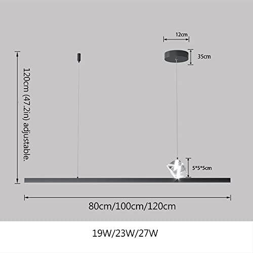 Plafonnier LED cristal moderne dimmable luminaire éclairage de plafond - 7