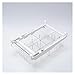Wen hong Lodówka Szuflada 1/4/8 Przedziały Lodówka Szuflada Organizator Przezroczysty Lodówka Bin Kontenery Kantry Zamrażarka (Color : 4 Compartments)