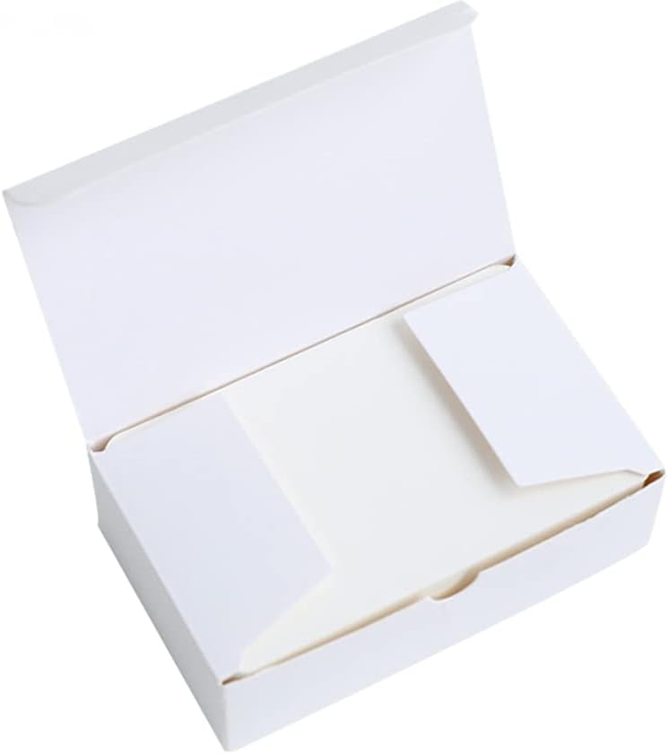 メッセージカード 100枚 ミニ カード 無地 クラフト グリーティングカード 名刺サイズ 落書き用紙 言葉カード 手書き 紙カード 白 最大85 Offクーポン