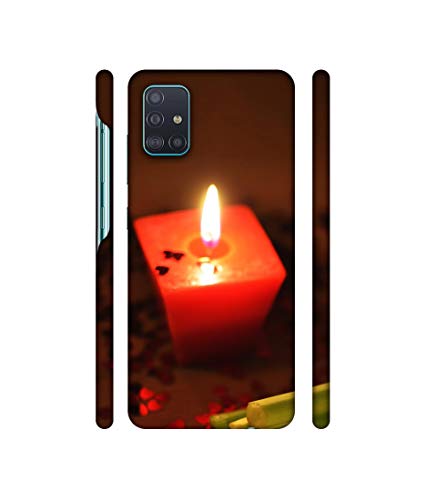 Image of Amazon Brand - Solimo Designer Candle Light 3D Printed Hard Back Case Mobile Cover for Samsung Galaxy A51