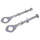 Hsthe Sea 2-teiliges Auto-Kettenspanner-Set, aus verzinktem Stahl, einfache Installation für Roller